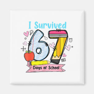 Ich habe 67 Tage Schule überlebt, Lustige Lehrer S Magnet