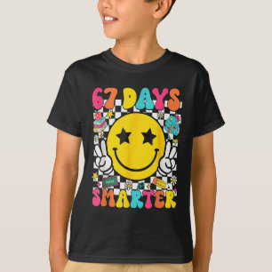 Ich habe 67 Tage Schule überlebt Lustiger 67 Meme T-Shirt