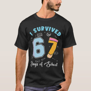 Ich habe 67 Tage Schule überlebt Lustiger 67 Meme T-Shirt