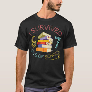 Ich habe 67 Tage Schule überlebt Lustiges 67 Meme T-Shirt