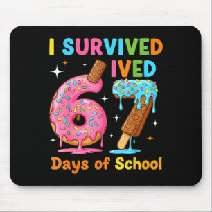 Ich habe 67 Tage Schule überlebt Lustiges Meme Leh Mousepad