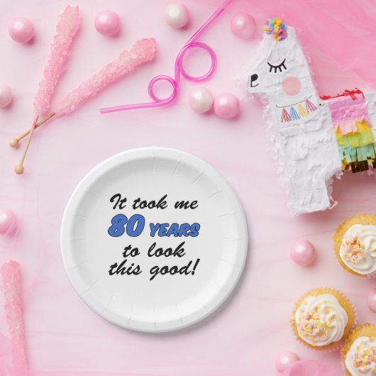 Ich habe 80 Jahre gebraucht, um das gut zu sehen Pappteller (Party)
