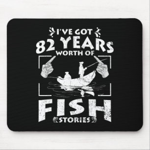 Ich habe 82 Jahre an Angelgeschichten zum Geburtst Mousepad