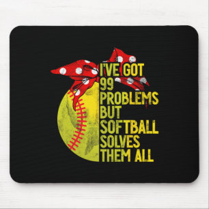 Ich habe 99 Probleme, aber Softll löst sie alle so Mousepad