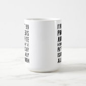 Ich habe 99 Probleme und weiße heteronormative  Kaffeetasse (Mittel)