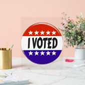 Ich habe abgestimmt acrylschild (Hochzeit)