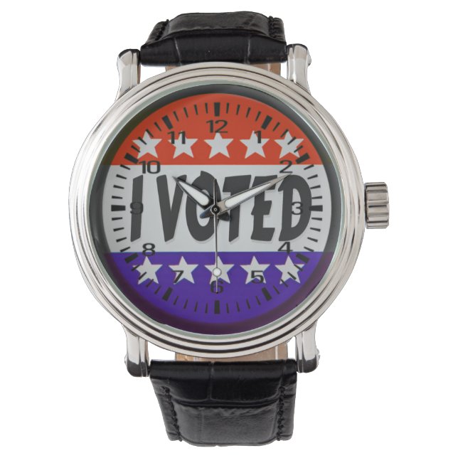 Ich habe abgestimmt armbanduhr (Vorderseite)