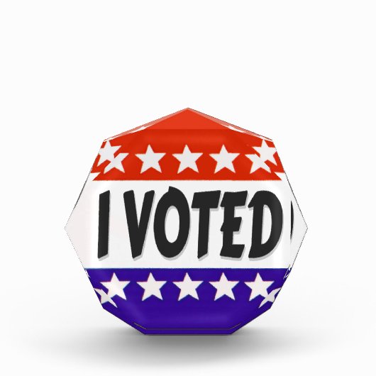 Ich habe abgestimmt fotoblock (Vorderseite)