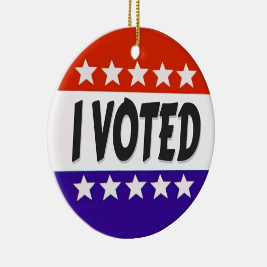 Ich habe abgestimmt keramik ornament (Rechts)