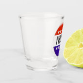 Ich habe abgestimmt schnapsglas (Links)