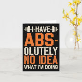 Ich habe absolut keine Ahnung, was ich gerade mach Karte (Gelbe Blume)