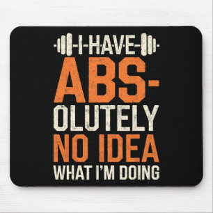 Ich habe absolut keine Ahnung, was ich gerade mach Mousepad