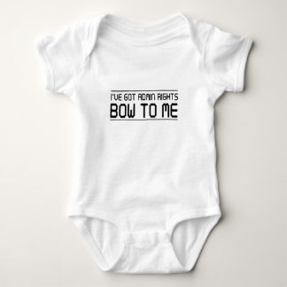 Ich habe Admin-Rechte Baby Strampler