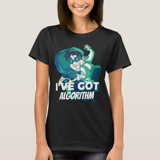 Ich habe Algorithm Cool Computer Techniker Motor G T-Shirt (Vorderseite)