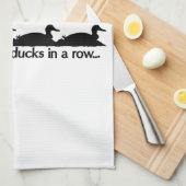 Ich habe alle meine Enten hintereinander got.. Geschirrtuch (Viertel Falte)