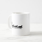 Ich habe alle meine Enten hintereinander got.. Kaffeetasse (Vorderseite Links)