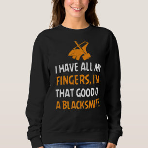 Ich habe alle meine Finger, ich bin so gut wie ein Sweatshirt