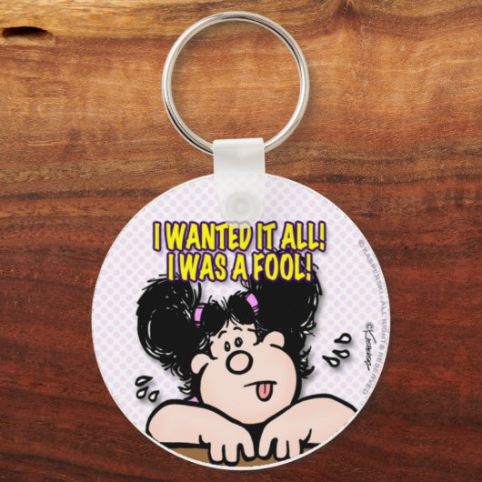 Ich habe alles Gewollt Schlüsselanhänger (Vorderseite)