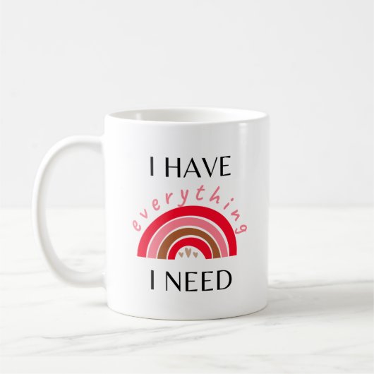 Ich habe alles, was ich brauche - ich bin alles Pa Kaffeetasse (Links)