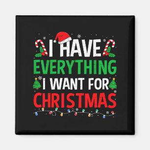 Ich habe alles, was ich für Weihnachten will, Paar Magnet