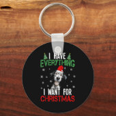 Ich habe alles, was ich zu Weihnachten Dalmatiner  Schlüsselanhänger (Vorderseite)