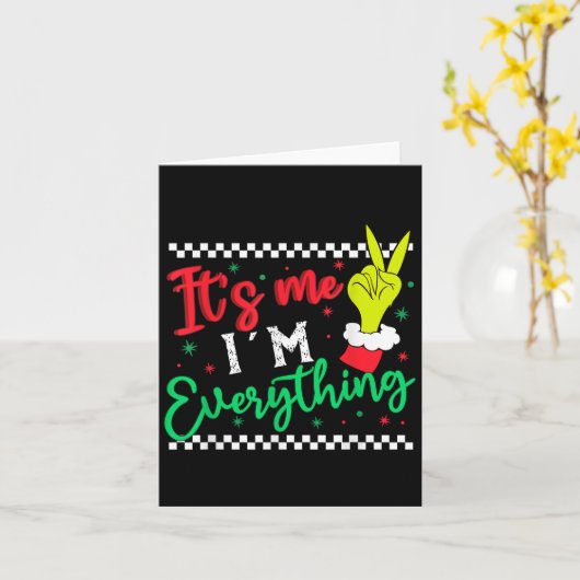 Ich habe alles, was ich zu Weihnachten Gewollt hab Karte (Gelbe Blume)