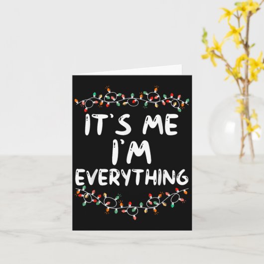 Ich habe alles, was ich zu Weihnachten Gewollt hab Karte (Gelbe Blume)