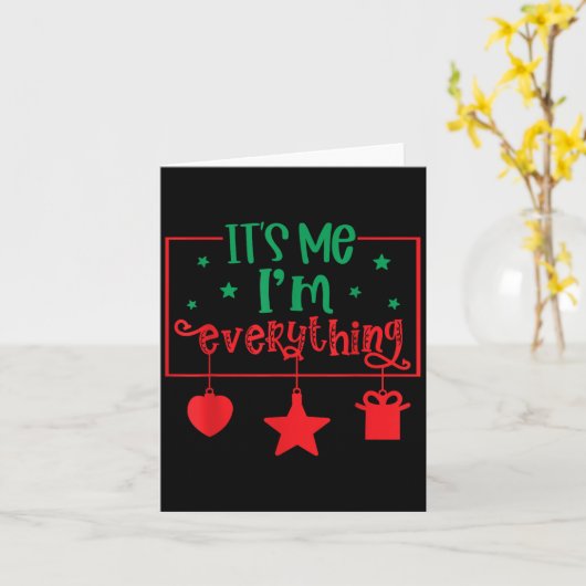 Ich habe alles, was ich zu Weihnachten Gewollt hab Karte (Gelbe Blume)