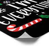 Ich habe alles, was ich zu Weihnachten Gewollt hab Poster (Ecke)