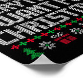 Ich habe alles, was ich zu Weihnachten Gewollt hab Poster (Ecke)