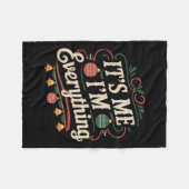 Ich habe alles, was ich zu Weihnachten Gewollt, me Fleecedecke (Vorderseite (Horizontal))