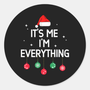 Ich habe alles, was ich zu Weihnachten Gewollt, me Runder Aufkleber