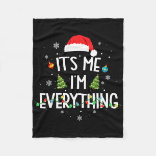 Ich habe alles, was ich zu Weihnachten will, ich b Fleecedecke