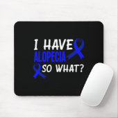 Ich habe Alopecia Spaß Alopezie Krieger Mousepad (Mit Mouse)