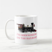 Ich habe an der Eisenbahn gearbeitet Kaffeetasse (Links)