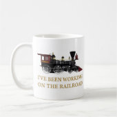 Ich habe an der Eisenbahn gearbeitet Kaffeetasse (Links)