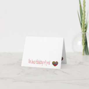 Ich habe an dich gedacht karte