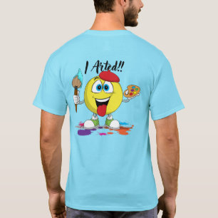 Ich habe angefangen! Kunstlehrer und Grundschulleh T-Shirt