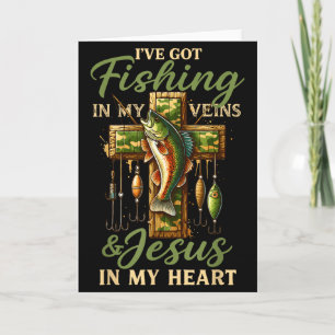 Ich habe Angeln in meinen Adern und Jesus in meine Karte