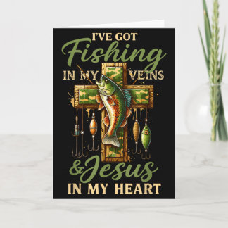 Ich habe Angeln in meinen Adern und Jesus in meine Karte