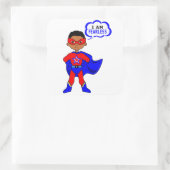 Ich habe Angst Quadratischer Aufkleber (Tasche)