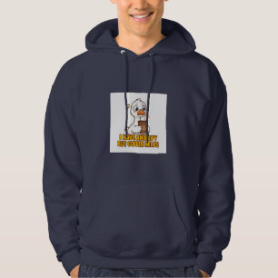 Ich habe Angstzustände, aber Kaffee hilft Lustig Hoodie