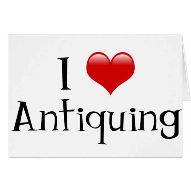 Ich habe Antiquitätenherz (Vorderseite (Horizontal))