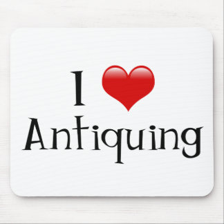 Ich habe Antiquitätenherz Mousepad
