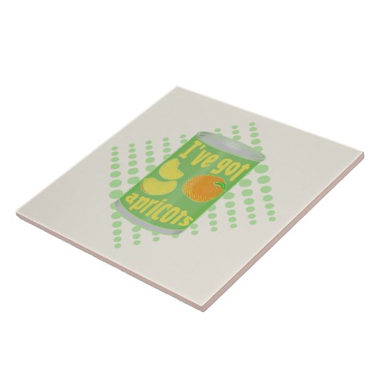 Ich habe Aprikosen got Fliese (Seite)