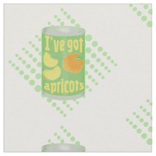 Ich habe Aprikosen got Stoff