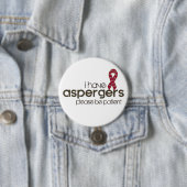 Ich habe Aspergers Button (Beispiel)