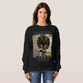 Ich habe auch Angst vor Katzenemmerfrauen Sweatshirt (Vorne ganz)