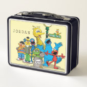 Ich habe auf der STRASSE gelernt Metall Brotdose (Rückseite)