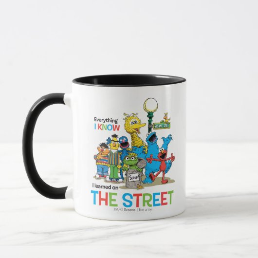 Ich habe auf der STRASSE gelernt Tasse (Links)